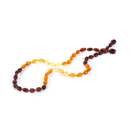 Бусы &quot;Сливка&quot; из Янтаря с градиентом купить