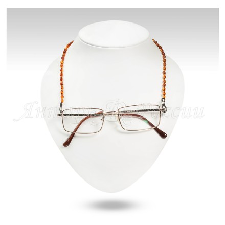 Бусы для очков &quot;Мятый шар&quot; из Янтаря купить