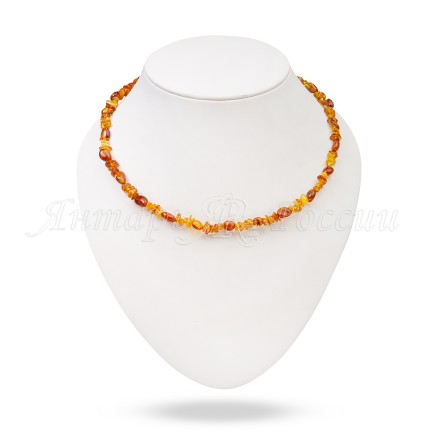 Бусы &quot;Галька/Сливка&quot; из Янтаря купить