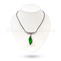 Колье &quot;Штрихи&quot; из Бернита Посеребрение