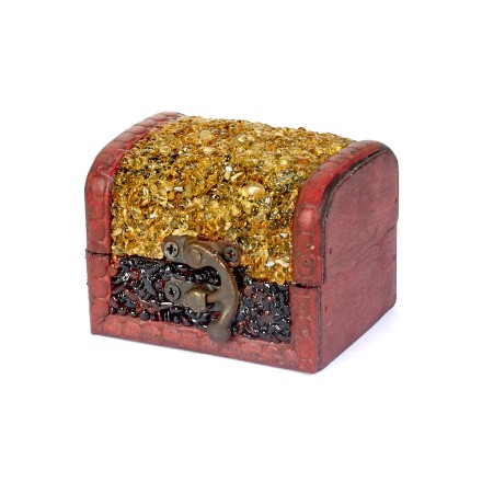 Сундук малый, Дерево/Янтарь купить