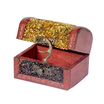 Сундук малый, Дерево/Янтарь купить