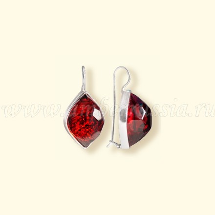 Серьги с  Буранитом  Посеребрение купить