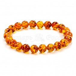 Янтарный Браслет Шар