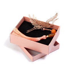 Закладка для книги с янтарем &quot;Аист&quot;