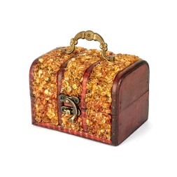 Сундук средний, Дерево/Янтарь