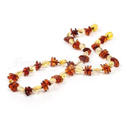 Бусы детские &quot;Сливка&quot; из Янтаря