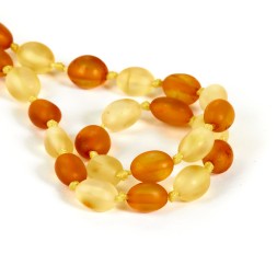 Бусы детские &quot;Мятый шар&quot; из Янтаря