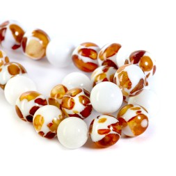 Бусы &quot;Шар&quot; из Янтаря и юв. смолы