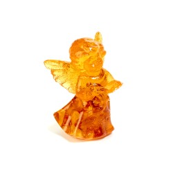 Фигурка &quot;Ангел с книгой&quot; из Янтаря и эпоксидной смолы