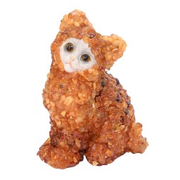 Кошка Янтарь/полистоун