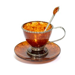 Чайный набор &quot;Венеция&quot;, Янтарь/бронза