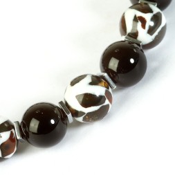 Браслет &quot;Шар&quot; из Янтаря и юв.смолы